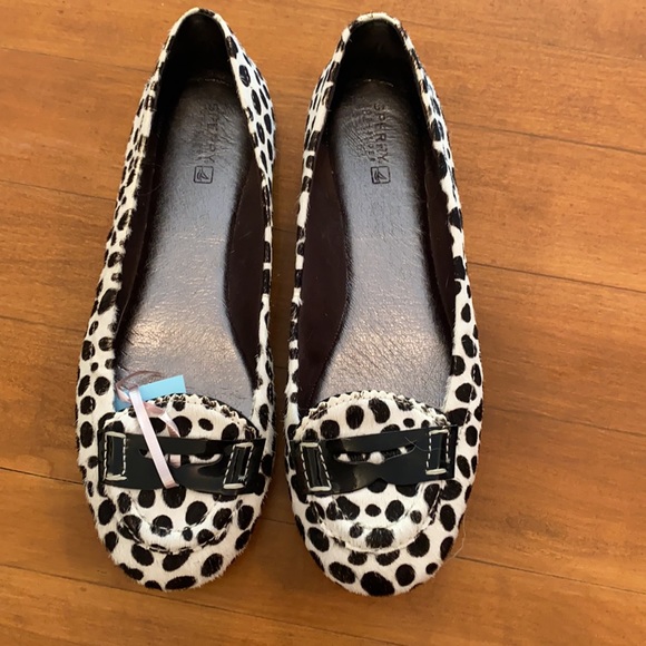 Sperry black and white Flats, 8 - Picture 3 of 6